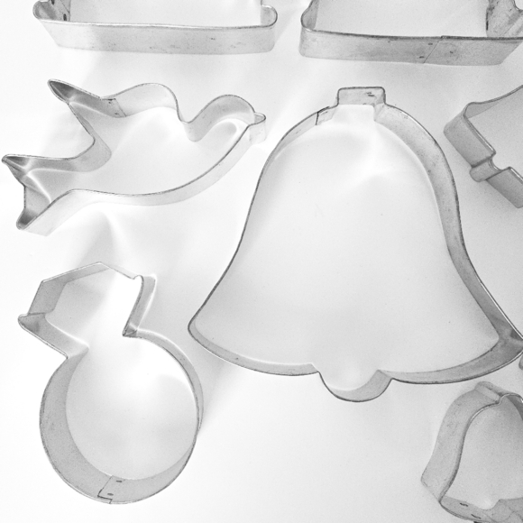 Wedding Bridal Engagement Theme Vintage Cookie Cutters (Set of 8) - Picture 3 of 5